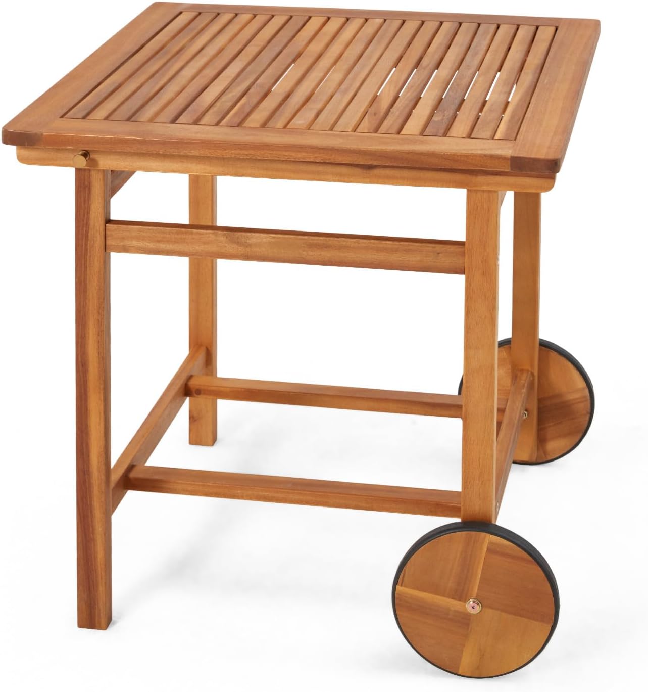 Outdoor Folding Chairs Set of 2, Wooden Patio Dining Chairs with High Back, Grey Rattan Farmhouse Style Deck Chair for Backyard, Porch, or Indoor Use