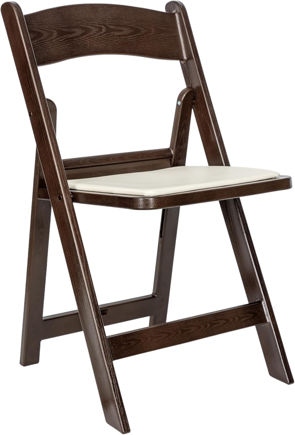 Flash Furniture Hercules Series Folding Chairs for Weddings and Formal Events, Stackable Commercial Event Seats with 1,000-lb. Static Weight Capacity, Set of 4, Black